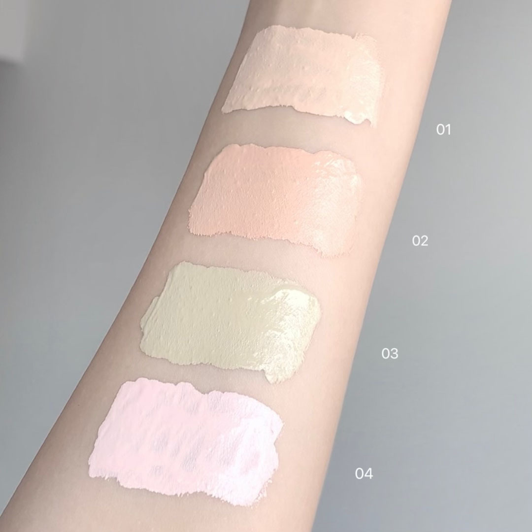 Cappuvini Small Purple Tube Liquid Foundation Concealer Liquid Makeup Primer to Cover Acne Marks, Dark Circles and Blackheads to Naturally Brighten