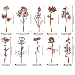 European and American Garden Butterfly Courtyard Ground Inserts Creative Art Metal Courtyard Decoration Outdoor Fairy Ground Inserts Crafts