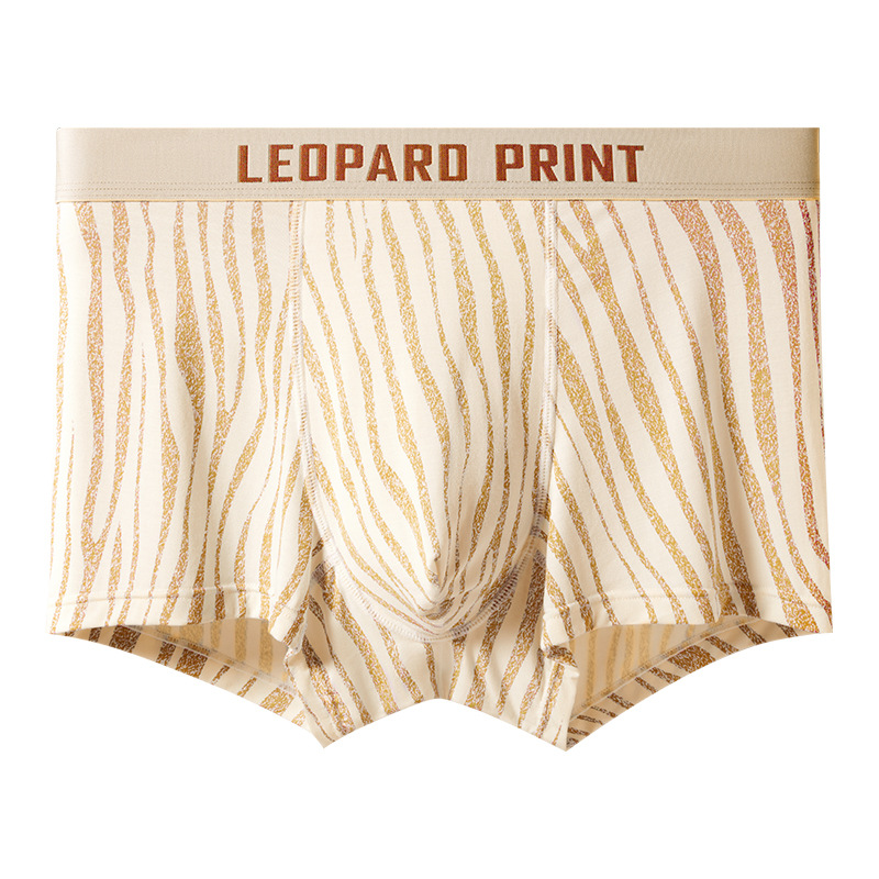 Modal Men's Underwear Cotton Mid-Waist High Elastic Breathable Boys' Youth Boxers 10A Antibacterial Boxer Shorts