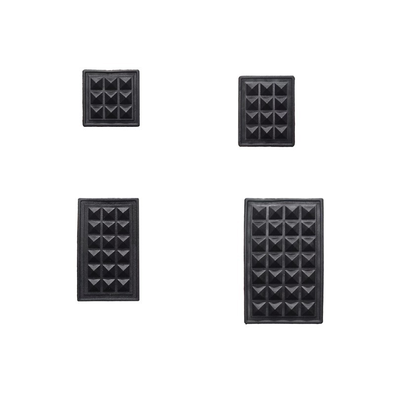 Factory direct plastic low nail foot pad base non-slip anti-wear luggage wear-resistant mat accessories