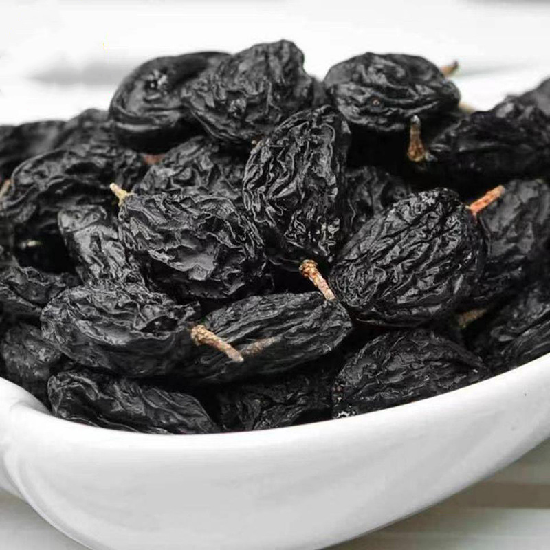 Xinjiang Black Currant Raisins Wholesale 500g New Arrival Turpan Specialty Black Raisins