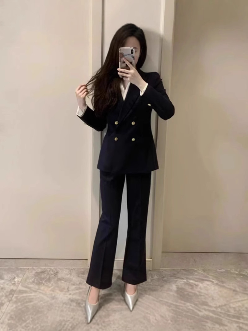 Костюм для женщин, высококлассный, для студентов колледжа, пиджак, для собеседований, новый рабочий костюм