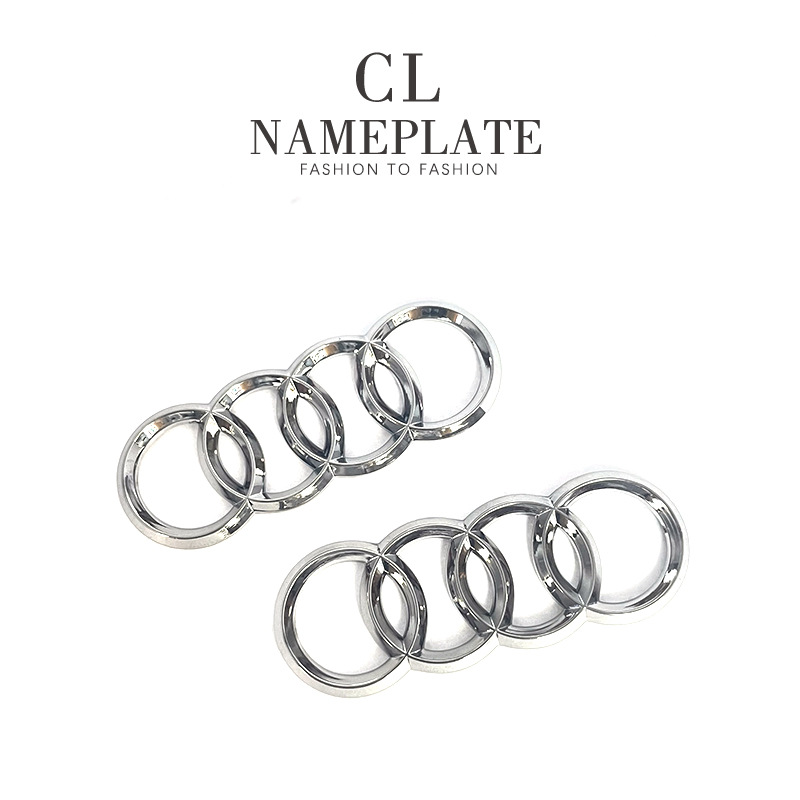 Car Logo Car Sticker Spot Logo Logo Stereo Letter Metal Nameplate Storage Box High-End Car Logo Car Tail Logo
