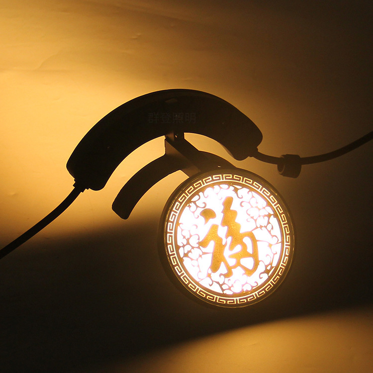 Outdoor Lighting Project Rainproof Front and Rear Luminous Led Tile Lights Ancient Building Pavilion Double-Sided Luminous Corrugated Lights