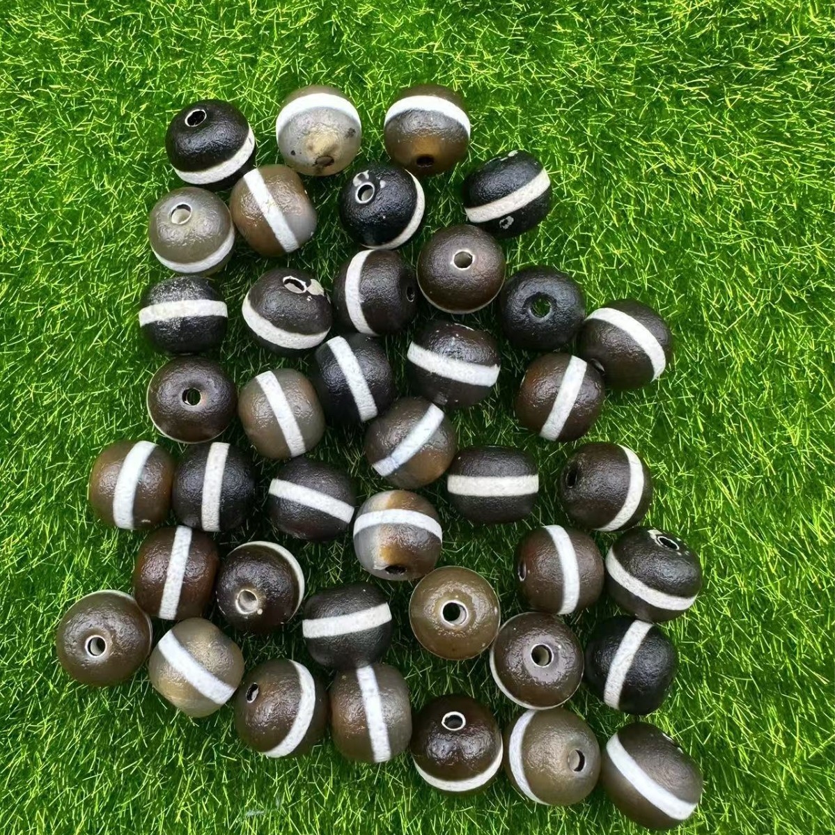Оптовая продажа бусин Дзи, натуральный агат в стиле Xizang, старые бусины Дзи, аксессуары, полуфабрикаты Будды