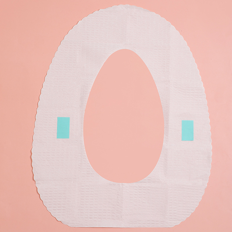 Mu Chun Double-Layer Thickeneded Stickable Hotel Disposable Toilet Seat Cushion Independent Pack 100 Pieces Soluble Water Seat Toilet Paper