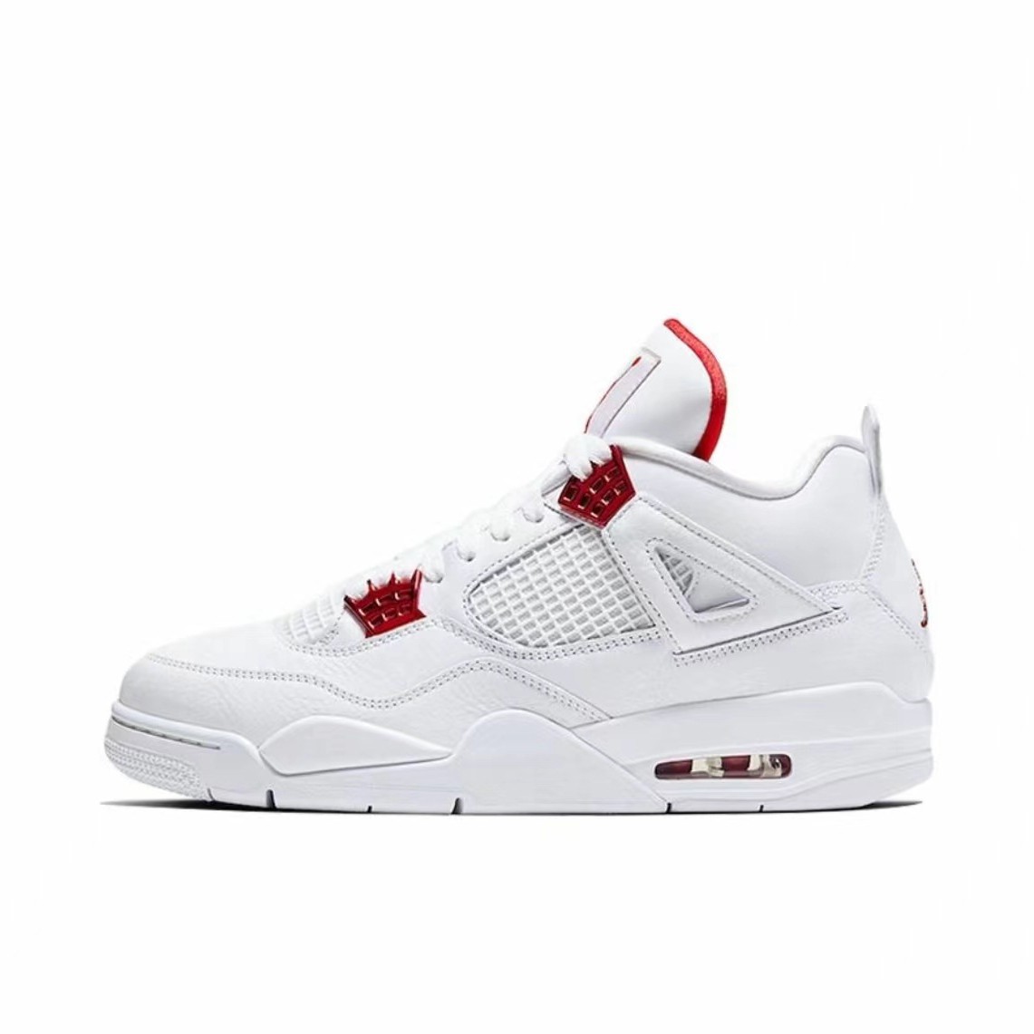 New Pure Original Aj4 Mid-Top Casual Shoes for Men and Women, Wear-Resistant Anti-Slip Air Cushion Trendy Shoes, Student Campus Couple Shoes