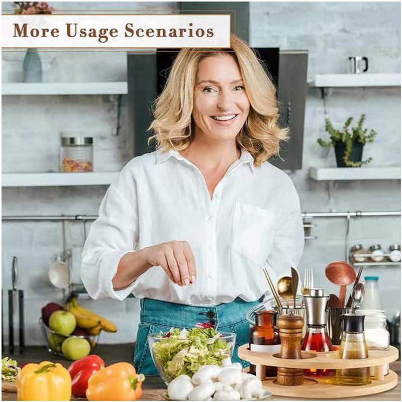 Деревянная полка для хранения кухонных приправ полка для туалетных принадлежностей полка для хранения капсул кофе