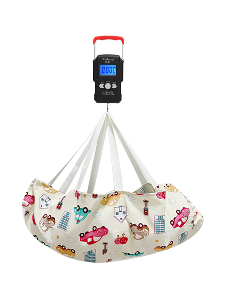 Portable Electronic Scale for Home Use, Newborn Visit Bag Weighing Cloth Pouch, Household Weight Scale, Convenient Baby Scale, Baby Weighing