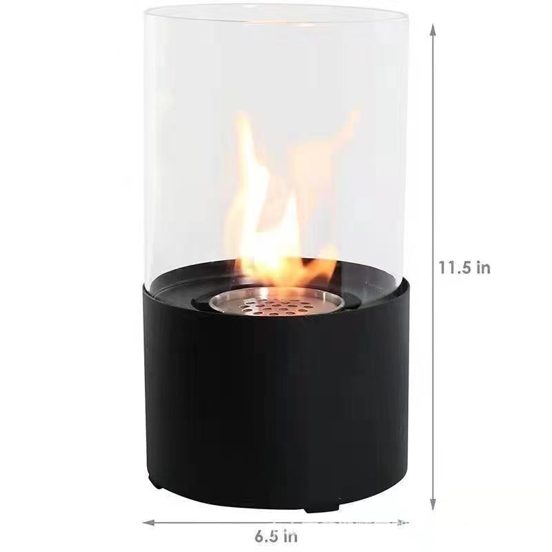 Desktop Alcohol Fireplace Small Portable Stove Round Alcohol Fireplace Real Fire Heating Decorative Alcohol Fireplace