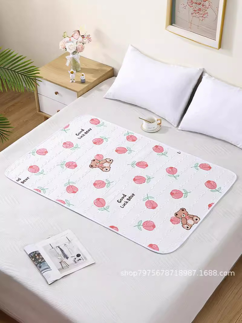 Non-slip Diaper Pad Waterproof Breathable Machine Washable Auntie Pad Student Dormitory Menstrual Pad Elderly Care Pad