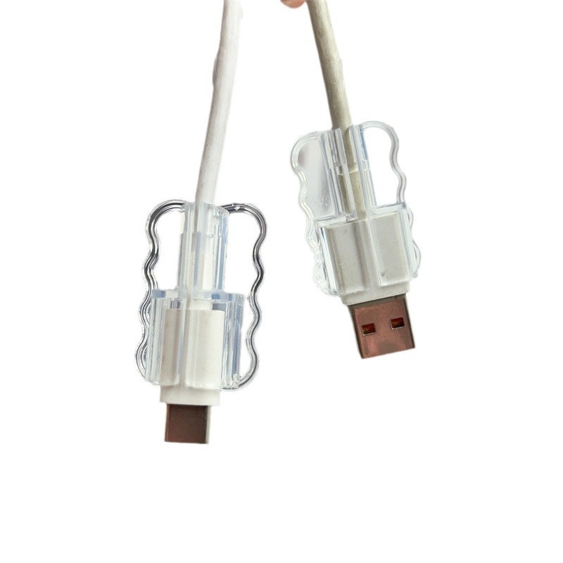 Data Cable Protective Cover Apple Android USB Charger Protective Cover Charging Cover Anti-Break Charging Head Wire Bite