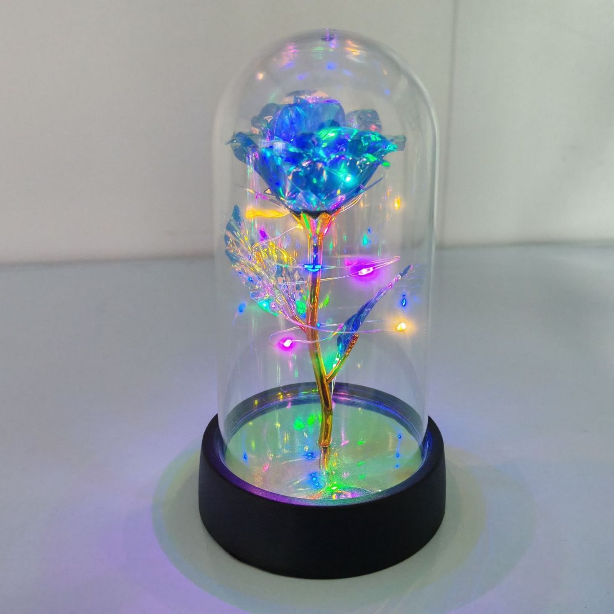 Cross-border gold foil flower glass cover 520 Valentine's Day to send girlfriend birthday gifts small size plastic cover creative gifts