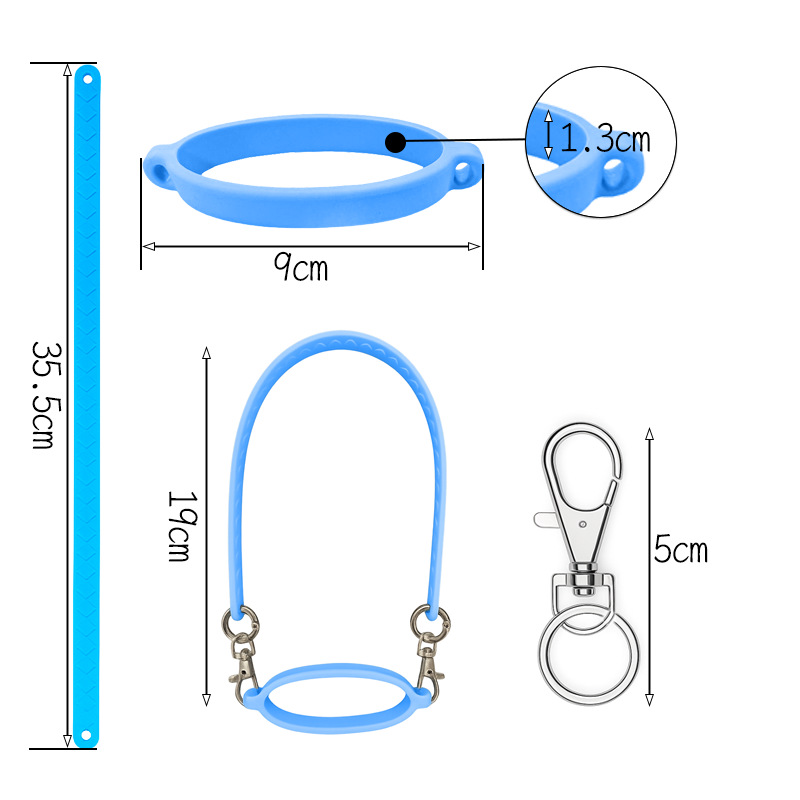 Cross-Border New Product Silicone Water Cup Ring Stanley Water Cup Lanyard Ring Sports Portable Silicone Drawstring Ring