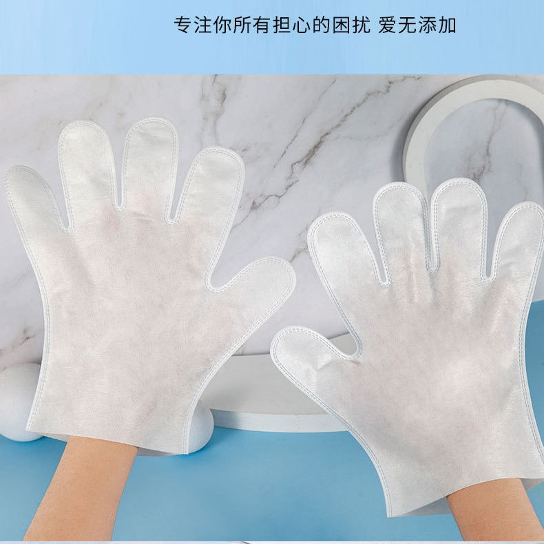 Wow Pet Glove Wipes No-Rinse Cleaning Bath Glove Wet Wipes Butt Wipes Pet Cleaning Tool