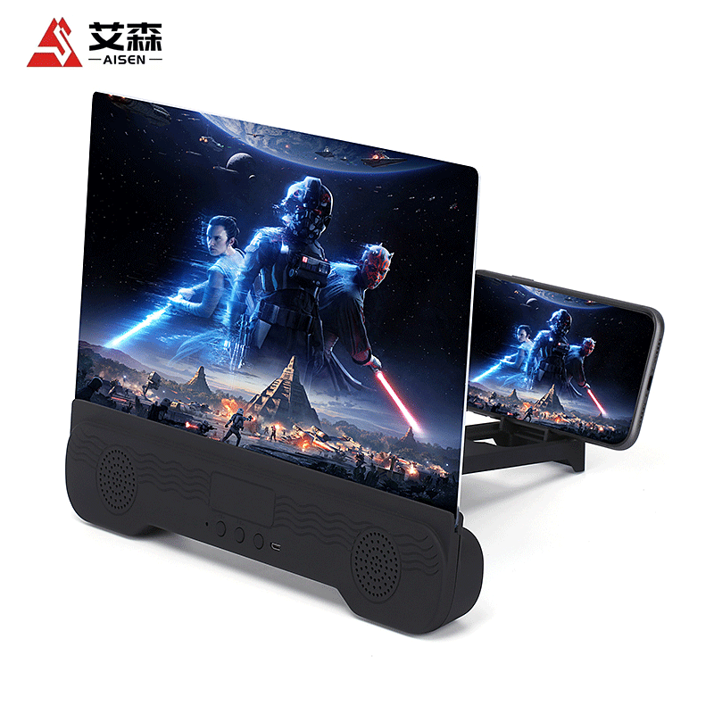 K9 аудио мобильный телефон увеличительный экран 14 дюймовый экранный усилитель 6D увеличительное стекло ультра высокое разрешение стерео звук эффект