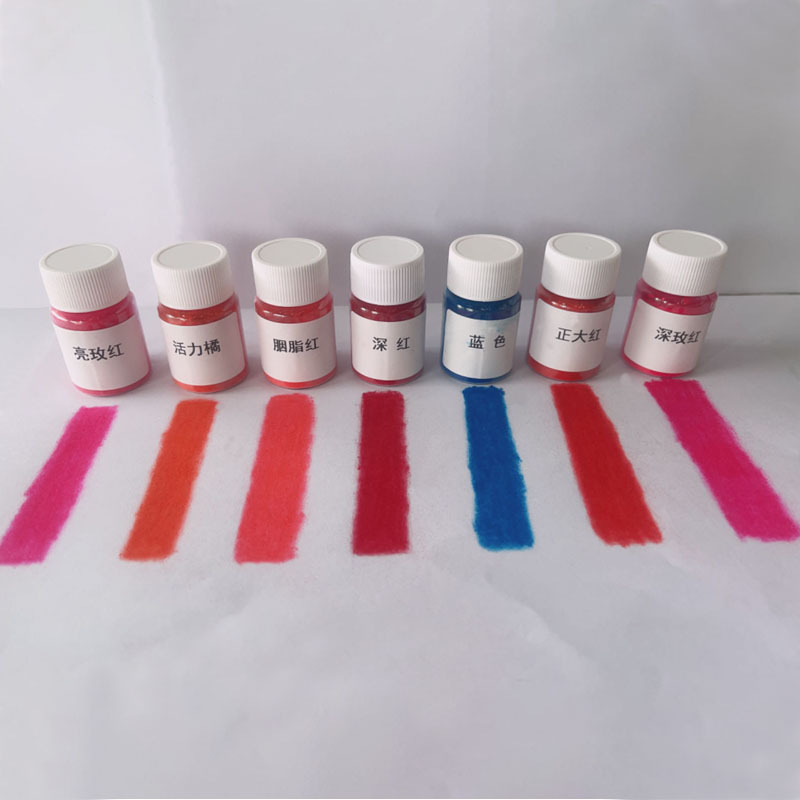 India Imported Lipstick Powder Lip Glaze Lip Gloss Powder Pure Handmade Non-grinding Lipstick Powder Diy21 Color