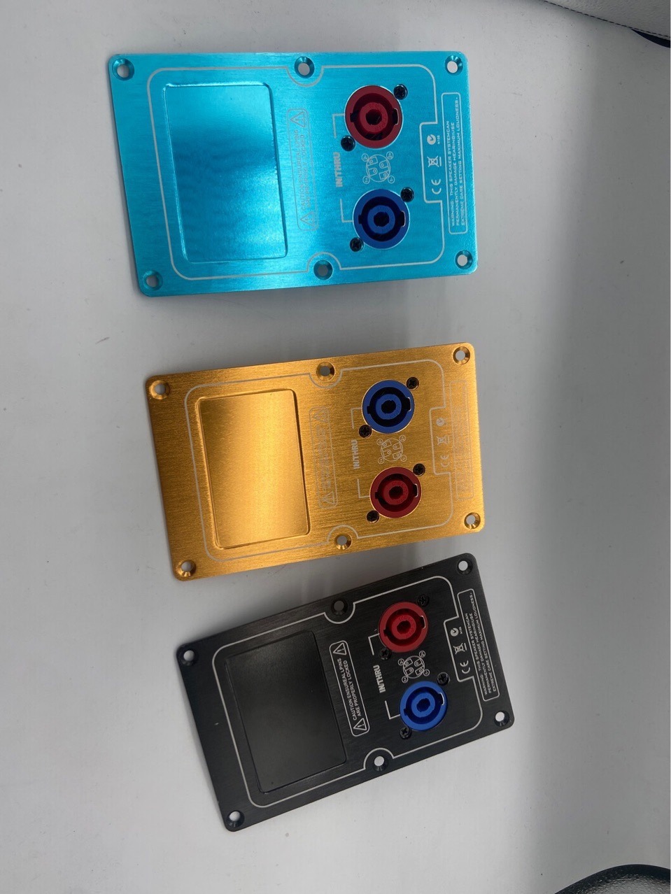 Multicolor High-Grade Aluminum Alloy Plate Speaker Multifunctional Aluminum Plate 90mm 145mm Aluminum Alloy Plate