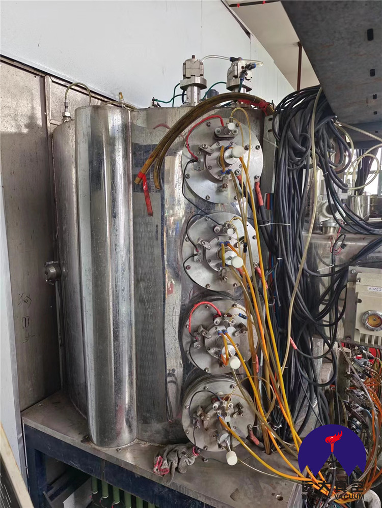 1300 молекулярный насос среднечастотный многодуговой вакуумный coating машина, использованная, может установить 4 пары среднечастотных