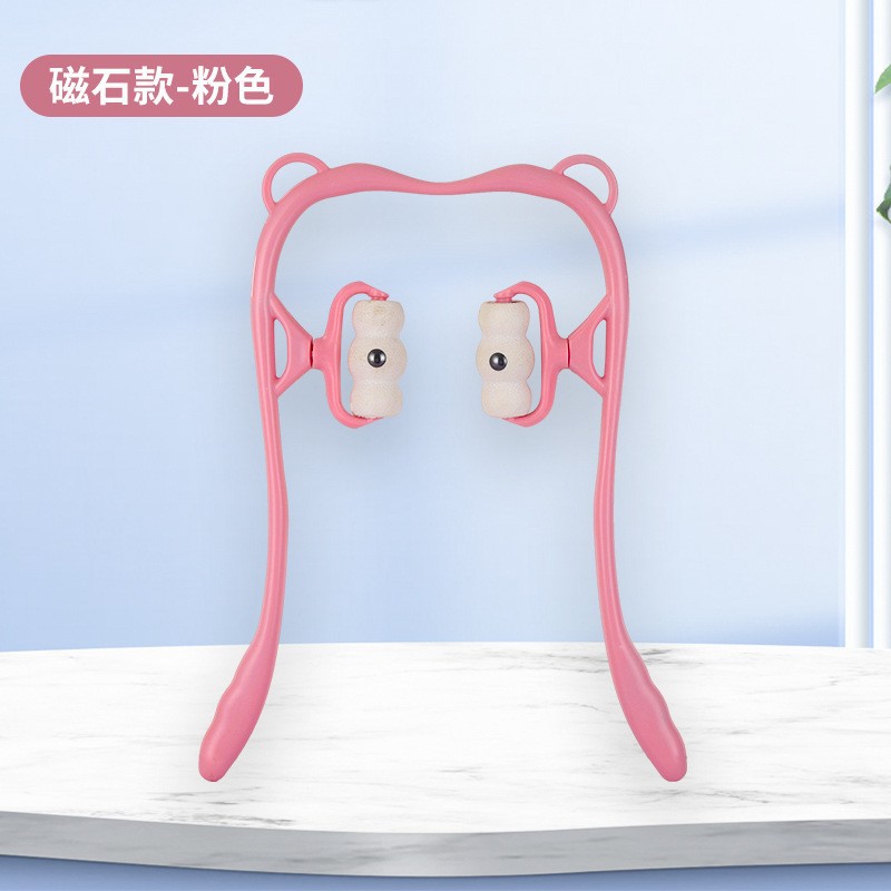 Six-wheel cervical vertebra massager multifunctional leg massager rotating household neck and neck dredging artifact multifunctional