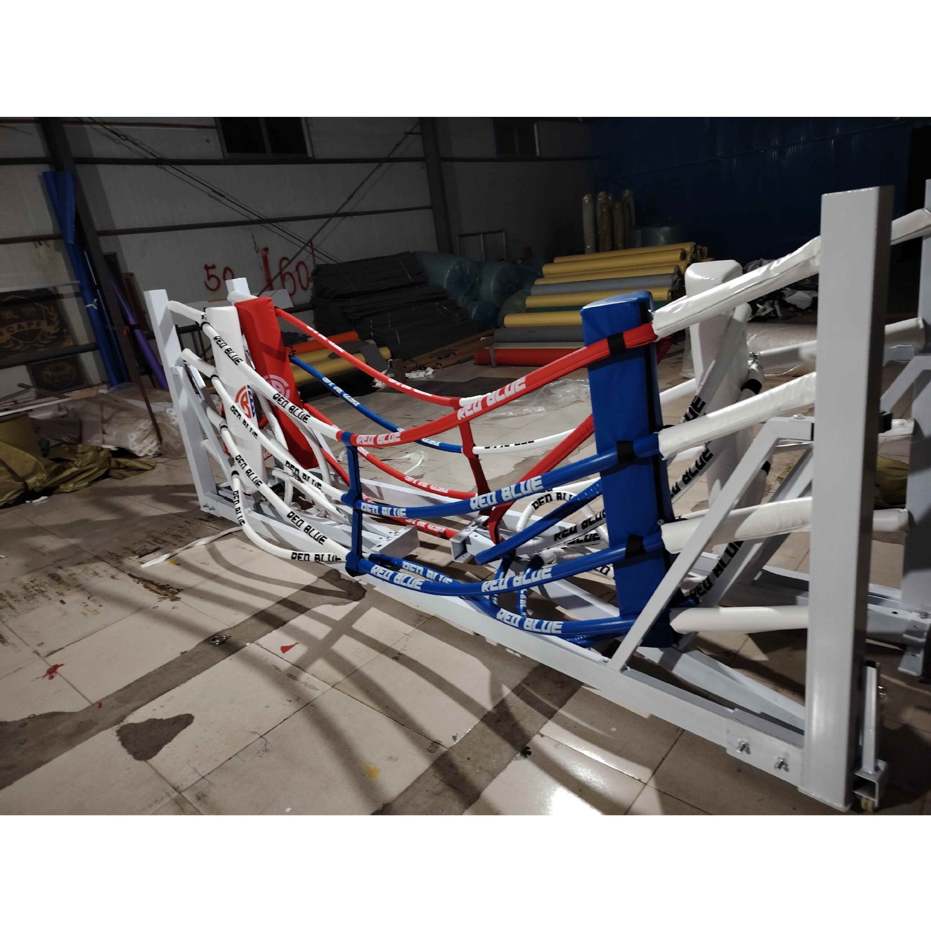 Storage-Type Boxing Ring, Muay Thai Competition Boxing Ring, Folding Portable Storage Boxing Ring