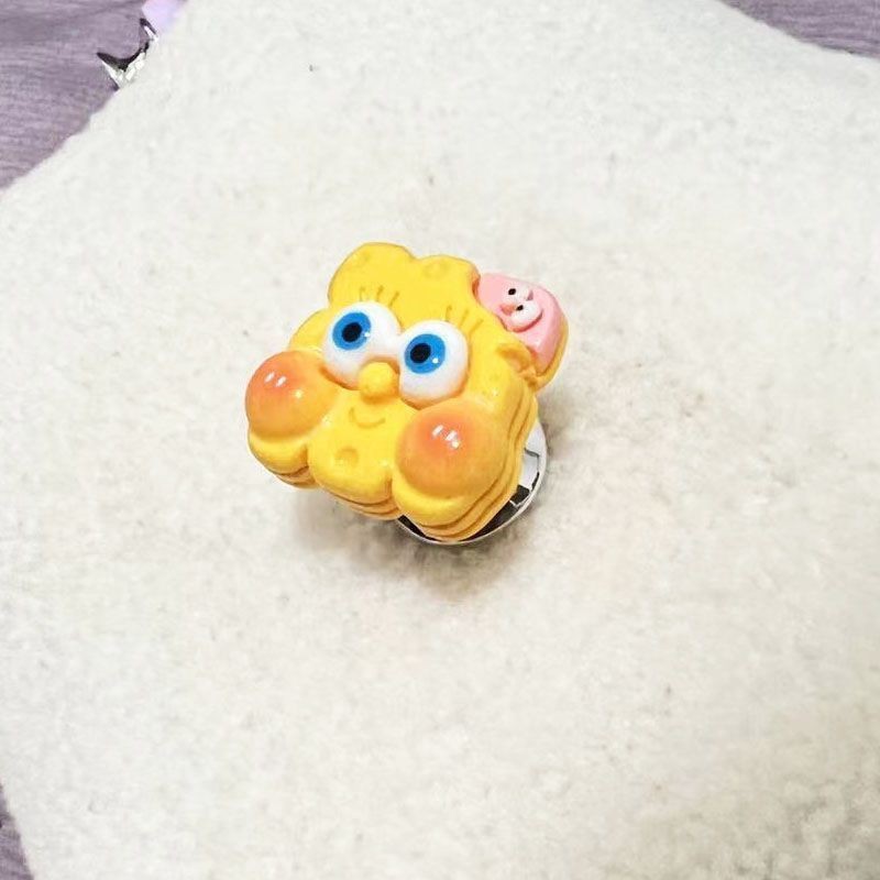 Explosions Patrick Toilet Box Press Long Nail Manicure Special Creative Toilet Flush Switch Auxiliary