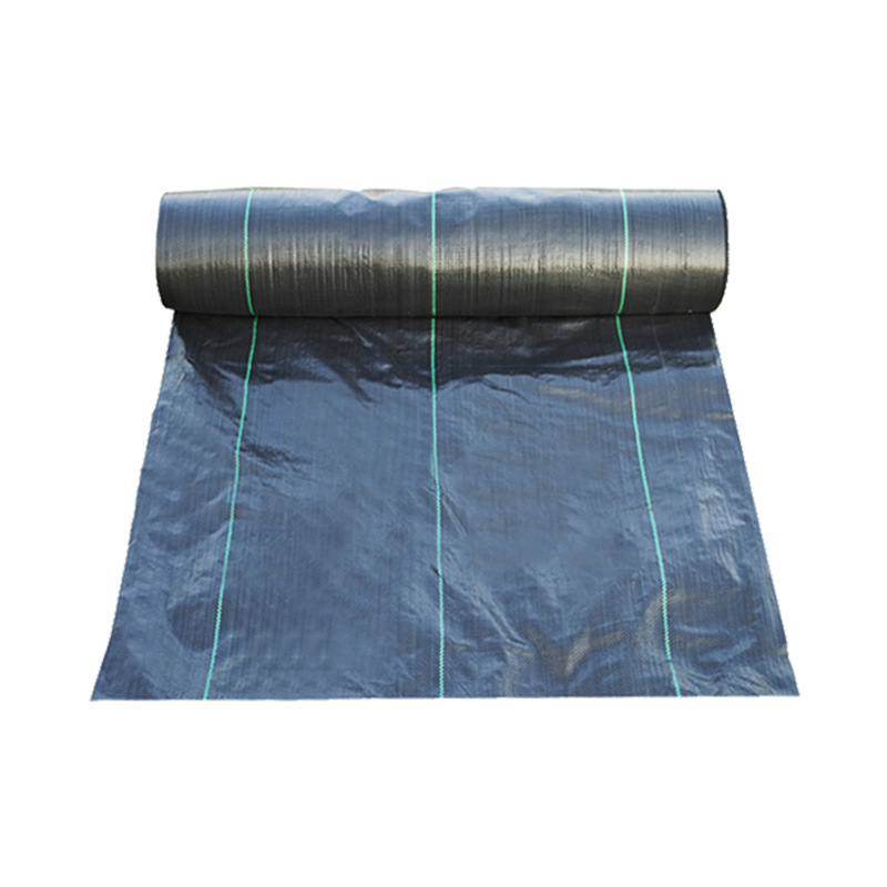 Anti-grass cloth garden greenhouse agricultural weeding cloth permeable black pp woven cloth anti-grass cloth weeding film
