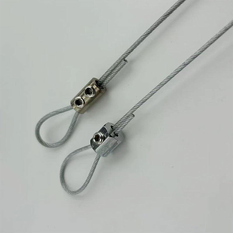 Steel wire hanging rope picture hanging device Steel wire hanging code Locker Adjustable 304 Stainless Steel Wire Rope Lock Fastening Accessories