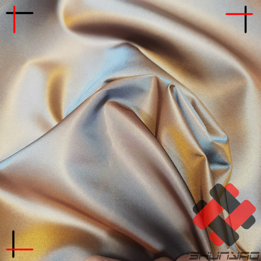 Shunyao Jacquard Twill Two-Tone Fabric Jacquard Two-Tone Twill Chameleon Fashion Trendy Jacket Fabric