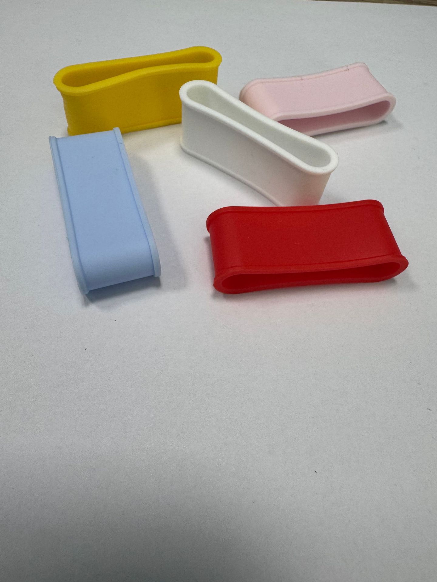 Silicone Grip Ring for Tennis Racket, Pickleball Racket, Badminton Racket, Handle Grip Fixing Ring, Logo Storage, Portable