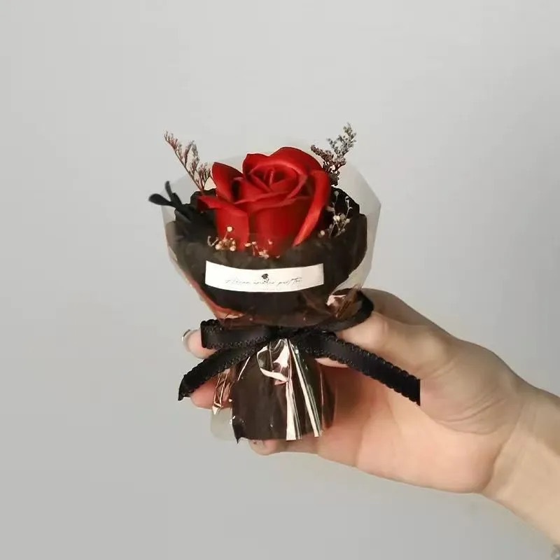 Christmas and Valentine's Day Gifts Mini Pocket Bouquet Roses Sunflowers Eternal Flowers Artificial Flowers Souvenirs