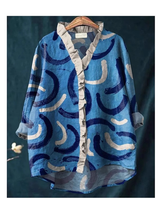 Cross-border 2025 Summer Women's New Amazon AliExpress Loose Printed Round Neck Casual plus size Women's T-shirt