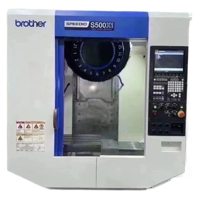 Second-Hand Processing Center Factory Sells Japanese Brother Brother S500X1 Drilling and Tapping Center Cnc Machine