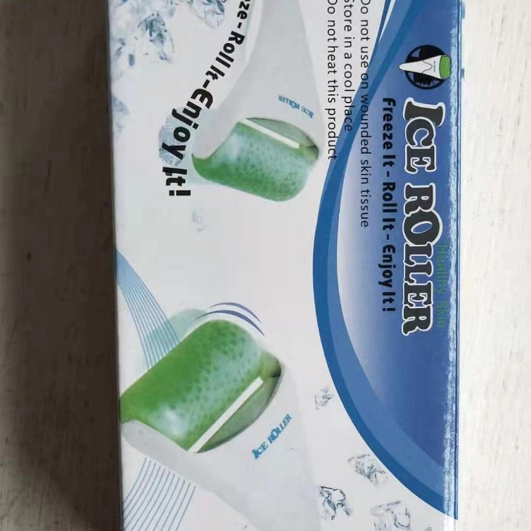 Ice Roller Source Wholesale Face Ice Head Roller Cold Compress Massage Care Plastic Head Ice Roller Beauty