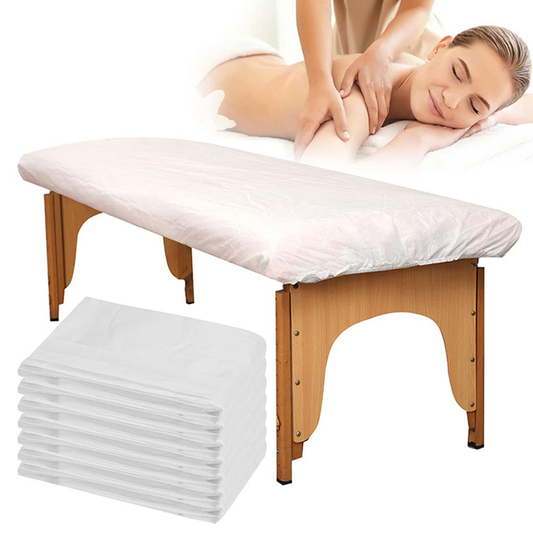 Disposable Non-Woven Bed Cover Medical Beauty Elastic Bed Cover Waterproof Oil-Proof Breathable Beauty Massage Elastic Bed Cover