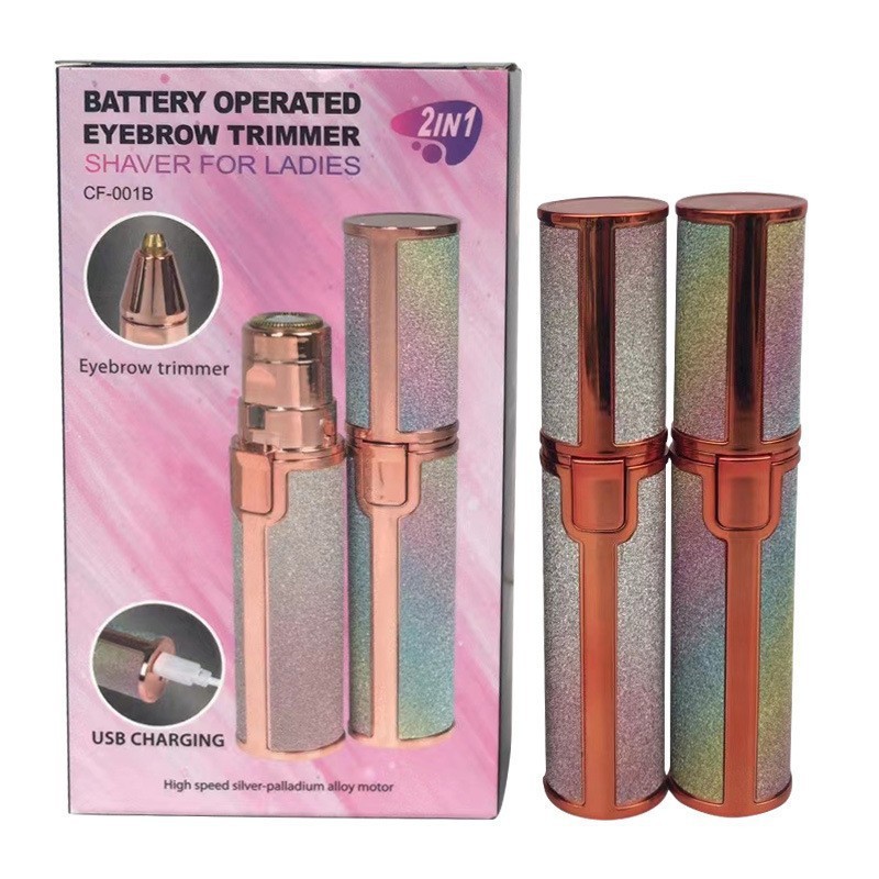 lipstick shaver electric eyebrow trimmer ladies hair remover usb charging mini hair shaving instrument hair remover