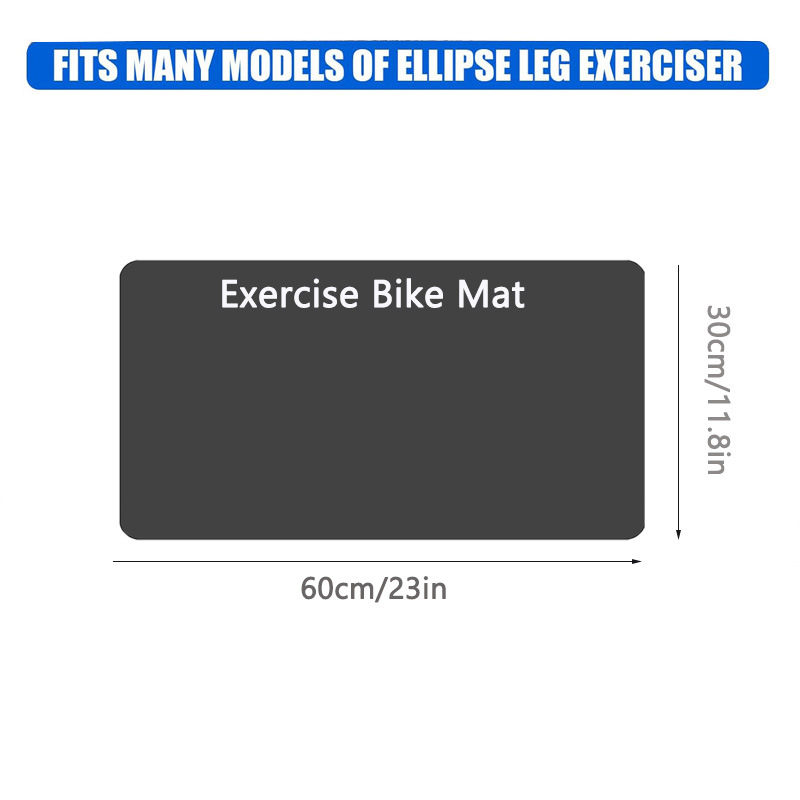 Sound insulation shock absorption anti-slip mat equipment mat household fitness equipment sound absorption mat suitable for Peloton bicycles, etc.