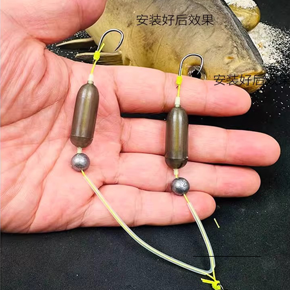 Anti-bottom Buoyancy Pipe Double Hook Accessories European Carp Fishing Anti-bottom Fishing Special Anti-walk Wild Fishing Fishing Accessories