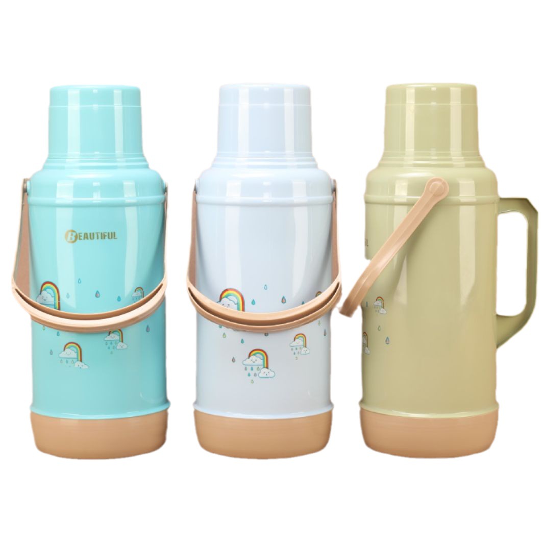 Beige 217 plastic thermos thermos thermos thermos thermos thermos 3.2L liter tea bottle Vacuum flask