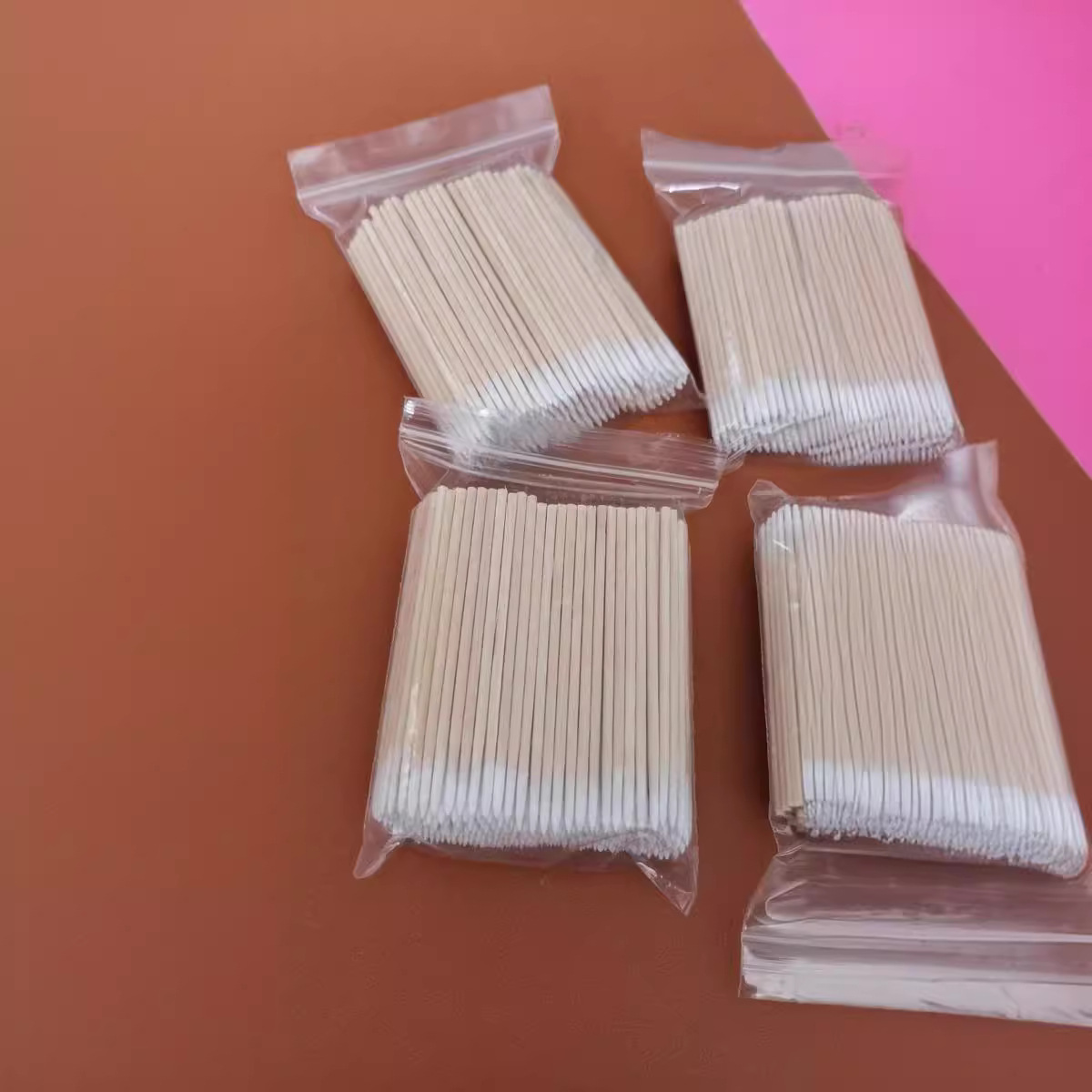 300 Tattooed Cotton Swabs, Pointed Cotton Swabs, Disposable Lint-Free Cotton Swabs for Beauty Salons, 7cm Long