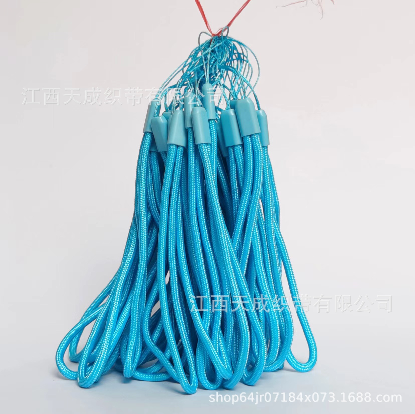 First-Hand Supply 3.0mm Round Nylon Mobile Phone Short Lanyard Flashlight Lanyard Unisex Soft Touch Wear-Resistant