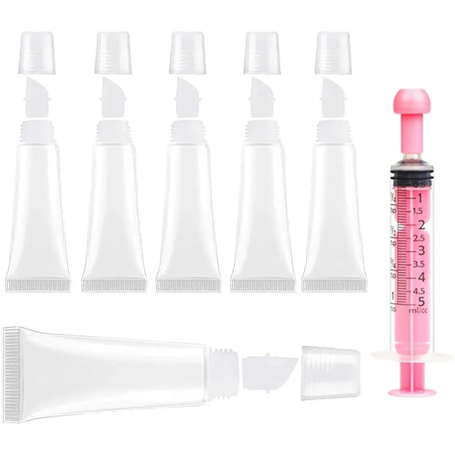 Cross-border Lipstick Lip Glaze Hose Bottling Cosmetic Small Sample Tube Lotion Foundation Liquid Hose Lipstick Tube
