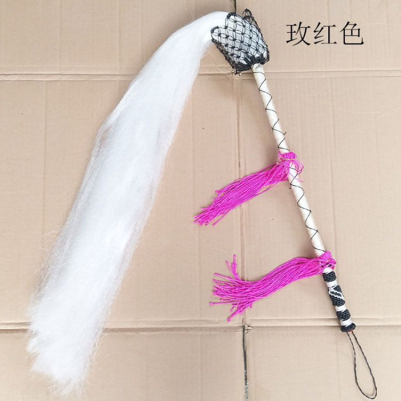 New Whisk Imitation Ponytail Whisk Props Buddha Dust Floating Duster Drama Too Supervised Nine Lotus Fly Swing Whisk Dust Floating