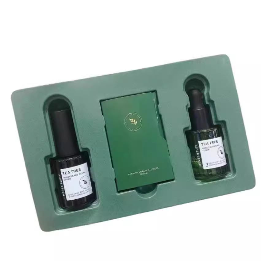 Herace tea tree blackhead removal essence trilogy set nasal patch nasal membrane blackhead guide liquid gift box set