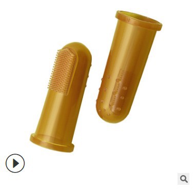 Жидкая силиконовая зубная щетка для пальцев, зубная щетка для животных