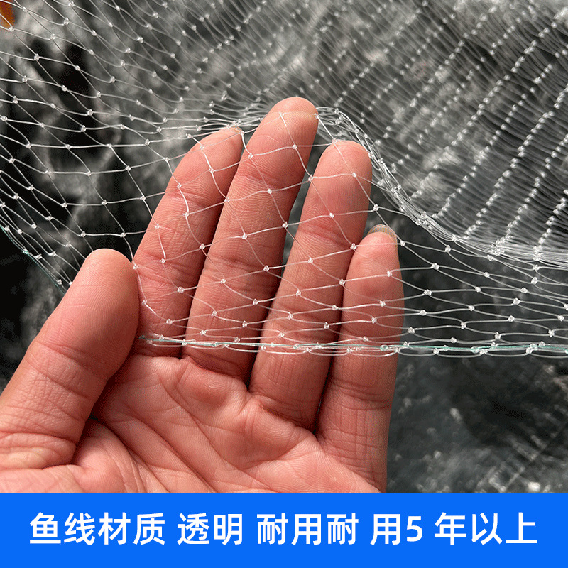 1 cm 1.0 Mesh Bird-Proof Net for Cherry Orchards, Greenhouses, Grapes, Loaches, Pear Trees, and Fruit Trees