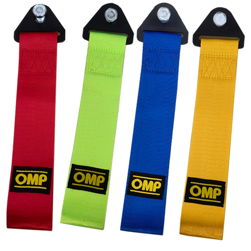 OMP car tow rope modification safety hook front bar traction rope car trailer belt ribbon decoration supplies