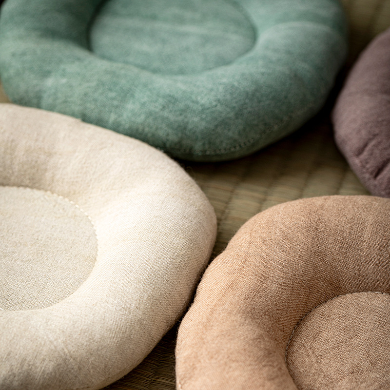 Casual Fabric Coaster, Cotton Quilted Round Insulated Anti-Scalding Water Tea Cup, Teapot, Tea Mat, Jewelry Watch Key Holder