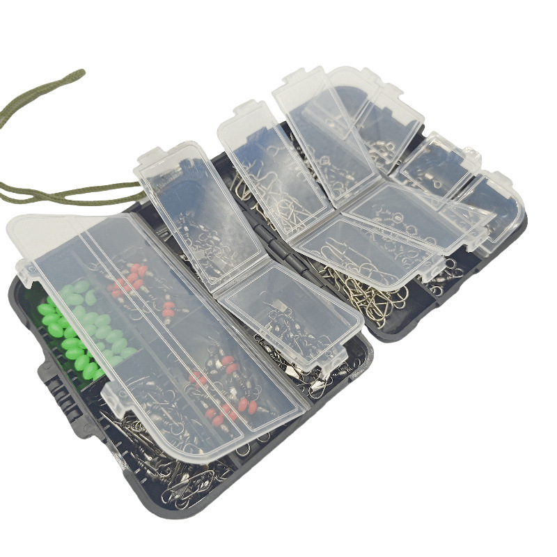 Cross-border explosives 140 pieces of fishing connector swivel boxed ball bearing swivel sea bean perch trout sea water