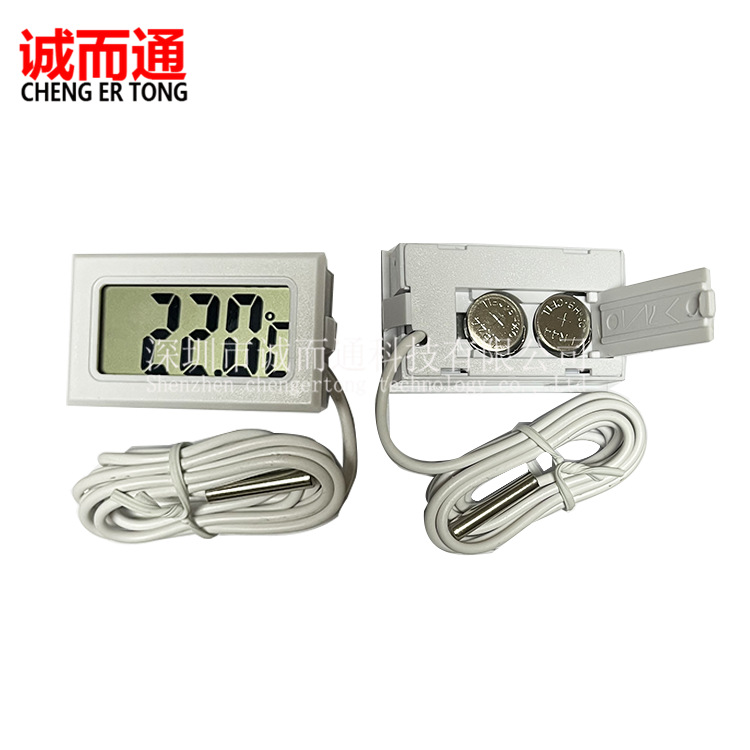 Cross-Border Tpm-10 Thermometer Digital Digital Fish Tank Thermometer Refrigerator Water Temperature Measurement Waterproof Probe with Battery
